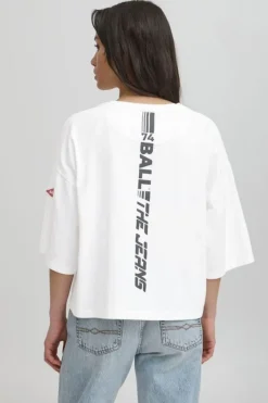 Viola Bp Cropped Oz Tee 50405365