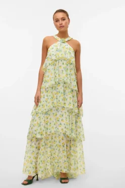 Vmfelicia Sl Ruffle Maxi Dress