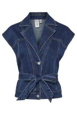 Yaslira Sl Denim Waistcoat