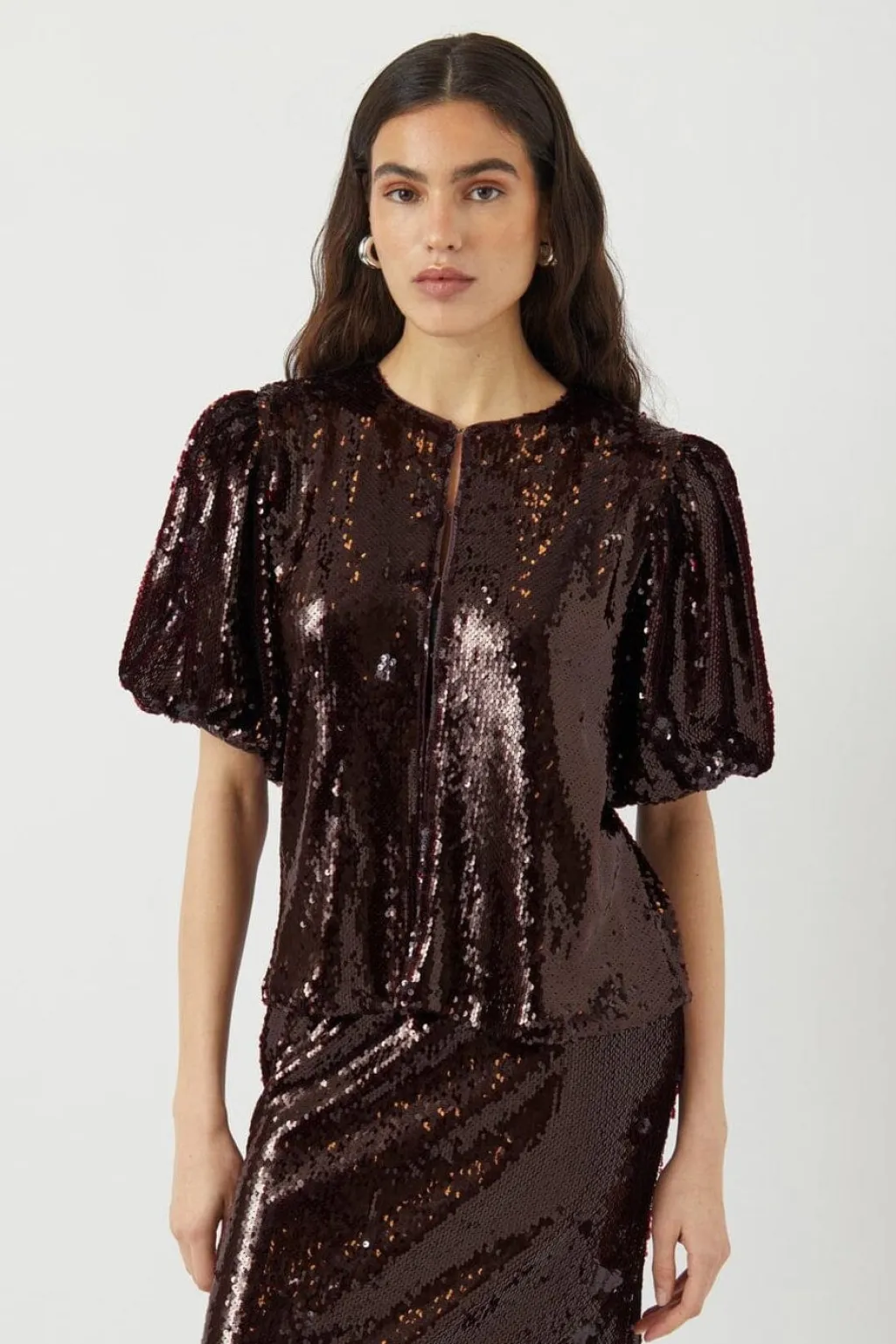 Yasroyalina 2/4 Sequin Top
