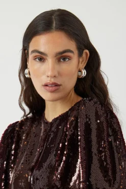 Yasroyalina 2/4 Sequin Top